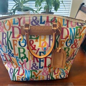 Dooney & Bourke Colorful Lettered Tote